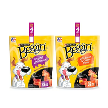 Purina Beggin&#39; Strips Real Meat Dog Treats, Bacon &amp; Bacon + Cheese Flavo... - £35.33 GBP