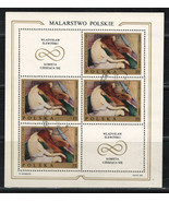 POLAND 1970 VF MNH Souvenir Sheet 0f 4 Stamps Scott # 1680 Wladislaw Sle... - £1.72 GBP