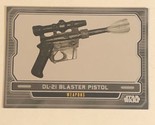 Star Wars Galactic Files Vintage Trading Card #637 DL21 Blaster Pistol - $2.48