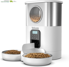 VOLUAS Automatic Cat Feeders for Two Cats, 5L Pet Feeder for Cats and Do... - $89.61