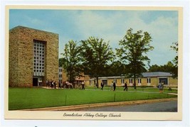 Benedictine Abbey College Church Postcard St Bernard College Cullman Alabama - £14.01 GBP