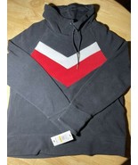 MED Tommy Hilfiger Sport Raglan  Cowl Neck Pullover Red Black Blue BNWT $69 - $474.79 MXN