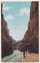 Hanging Bridge Royal Gorge Colorado CO Postcard C57 - £2.35 GBP