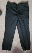 Men Black Tuxedo Pants Unbranded Waist 38&quot; Length: 40&quot; Suspender Buttons... - £11.93 GBP
