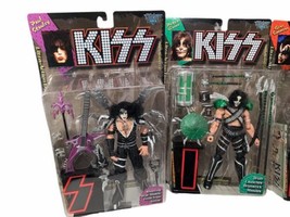 1997 KISS 8” UltraAction Figures (4) Band Members Simmons Stanley Criss ... - $58.99