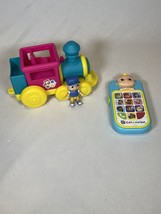 Cocomelon musical train and Cocomelon JJ’s First Learning Toy Phone - £11.21 GBP