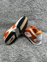 Men&#39;s Rebook Size 15 Orange White Casual Running Shoes Lace Up - £44.01 GBP