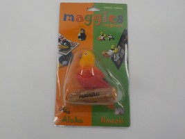 MAGGIES MAGNETS HAWAII EDITION PARROT 2 PIECE MAGNET VIBRANT CONURE BIRD... - $5.99