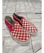 VANS Classic Slip-On Size 7 Women’s, 8 Men’s Red White Checkered UK 4.5 - $285.40 MXN