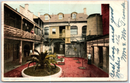 Old French Courtyard New Orleans Louisiana LA  Detroit Publishing DB Postcard Y8 - £3.07 GBP