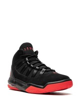 Men&#39;s Air Jordan Max Aura High Top Shoe Black / Infrared 23 Sneaker - $168.29