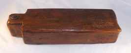 Old Primitive Handmade Wood Swing Lid Box 2 Compartments PA Dutch Decora... - £143.88 GBP