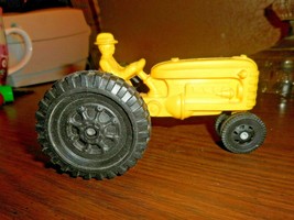 Scale Model Toys Promotional Advertising Plastic Toy Tractor 2003 Yellow... - £10.63 GBP