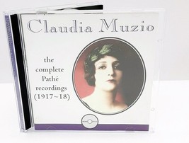 Claudia Muzio: Complete Path Recordings (1917-18) (CD, Jul-1994, Romophone) - £15.56 GBP