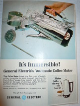 Vintage General Electric&#39;s Automatic Coffee Maker Print Magazine Advertisement 1 - £3.98 GBP