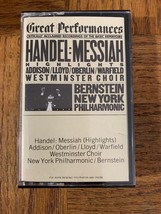 Handel Messiah Cassette - £30.97 GBP
