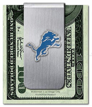 Detroit Lions Stainless Steel Money Clip Football Sports Hot! Gift Free Ship - £15.60 GBP