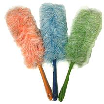 Chenille Microfiber Yarn Duster 3 Pack (Assorted Colors) - £7.85 GBP
