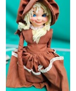 Vtg Dish Detergent Soap Bottle Doll Handmade With Pockets Joy Soap Grann... - €12,78 EUR