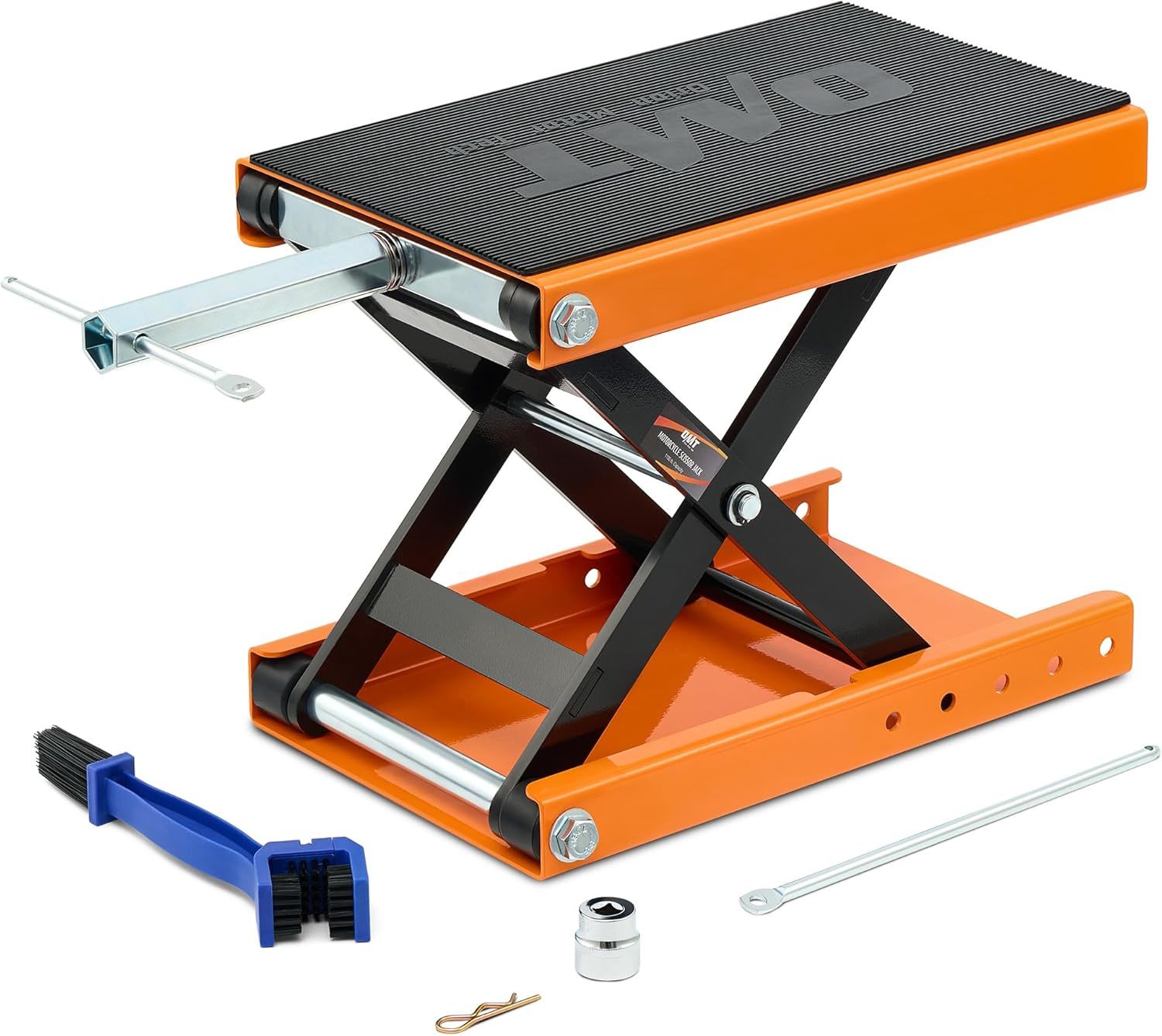 Orion Motor Tech Motorcycle Lift Scissor Jack Center Stand, 4-13 Inch He... - $90.96