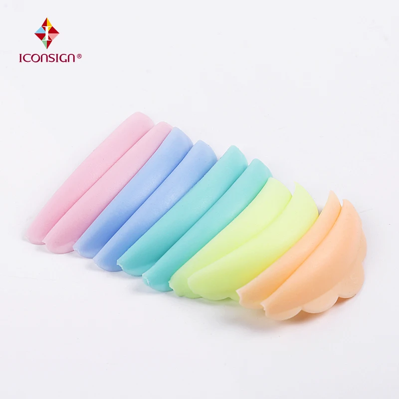 Colorful 5 pairs bag eyelash lift curlers curl shields pads s m m1 m2 l soft thumb200