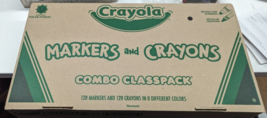 Crayola, Crayon/Marker Set, Assorted Colors, 256 / Carton (NEW, OPEN BOX!!!) - £62.13 GBP