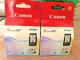 Canon CL-511 Ink Cartridge color 1 OR 2 PACKAGES Pixma Original Genuine ... - $18.66+