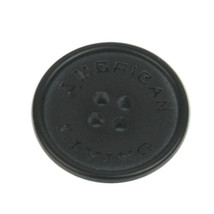 Ralph Lauren "American Living" black logo Replacement Main Front button .80" - $4.80