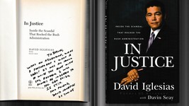 In Justice SIGNED David Iglesias / Hardcover / Scandal Bush Administration - £15.49 GBP