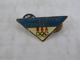 Vintage Olympic Pin - Johnson Controls Team USA Atlanta 1996 - Celluloid Pin  - £11.76 GBP