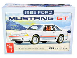 Skill 2 Model Kit 1988 Ford Mustang GT 1/25 Scale Model AMT - £36.35 GBP