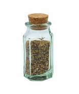 Green Glass Spice Bottle, Faceted - £6.17 GBP
