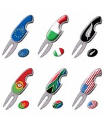 Asbri Pitchmaster Golf Divot Tool. National Flag. Europe, USA, Canada, S... - $15.49 CAD