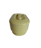 Vintage Hall China Co Westinghouse Bright Yellow Refrigerator Dish Art Deco - $23.99