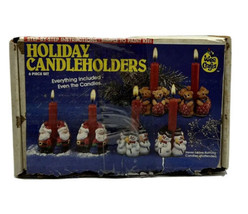 Wee Craft Christmas Candleholders with Candles in Box (Not Complete) - $18.04