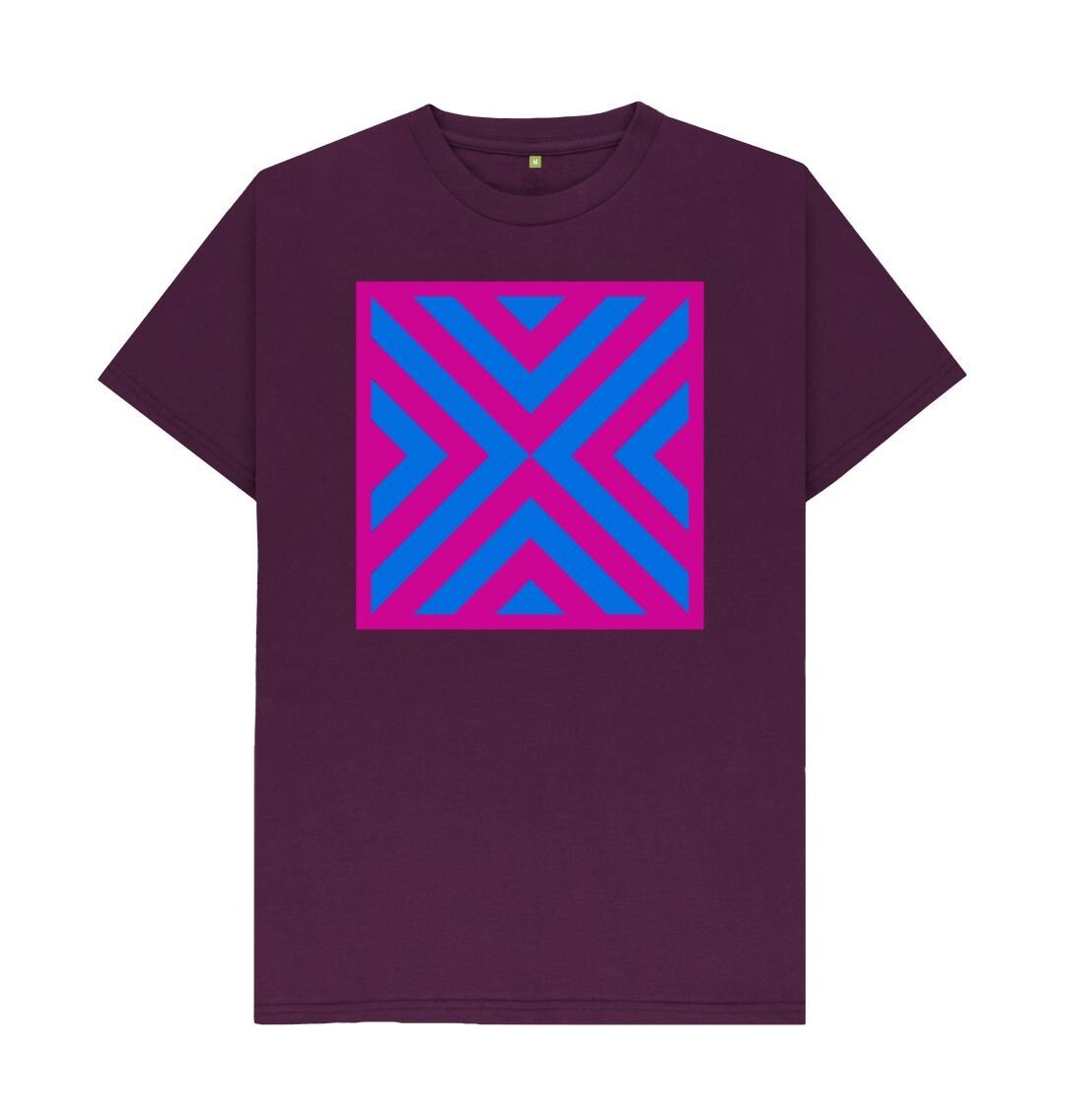Abstract Diagonals Sustainable T-Shirt