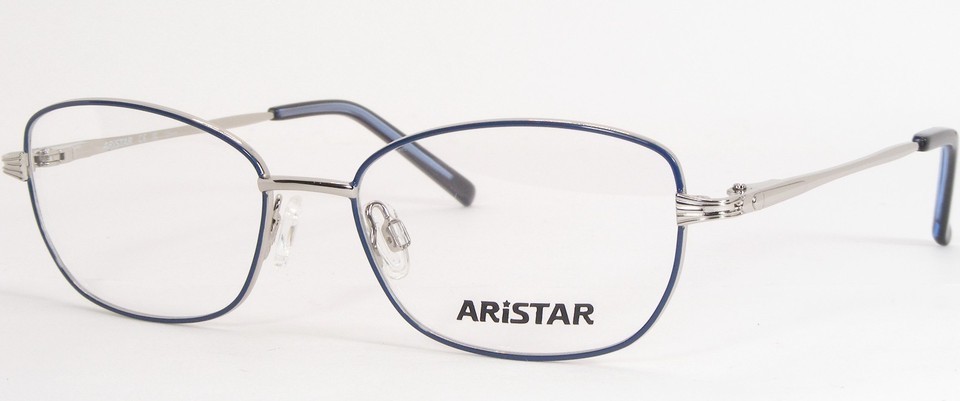 ARiSTAR by CHARMANT AR34803 507 Blue /Silver UNIQUE EYEGLASSES GLASSES 5... - $113.83