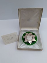 1974 Franklin Mint Sterling Silver Christmas Ornament w Box and COA - £55.35 GBP