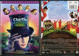 Charlie And The Chocolate Factory Dvd Freddie Highmore Warner Video New Sealed - £5.46 GBP