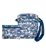 LeSportsac Camo Blues HAWAII EXCLUSIVE Style, Edna Slim Crossbody, Moder... - $59.99