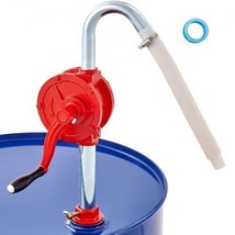 Drum Pump, 5 GPM Flow, Rotary Barrel Pump Hand Crank, Fits 5 to 55 Gallon Dr... - £46.01 GBP