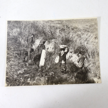 1960s Korean People Working in Field Harvesting Photo 6.5x4.75&quot; - £6.83 GBP