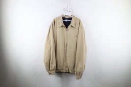 Vtg 90s Ralph Lauren Mens 2XLT Distressed Lined Microfiber Bomber Jacket... - £55.15 GBP