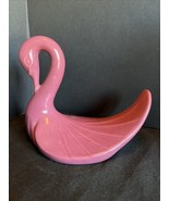 Pink Swan Andre Richard Ceramic For A Rolled Up Towel Japan &#39;80 - $14.46