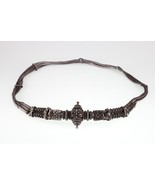 Vintage Traditional Indian Maiden&#39;s Silver Belt, Wedding Belt 28.5&quot; 250.3gr - $33,870.22 MXN