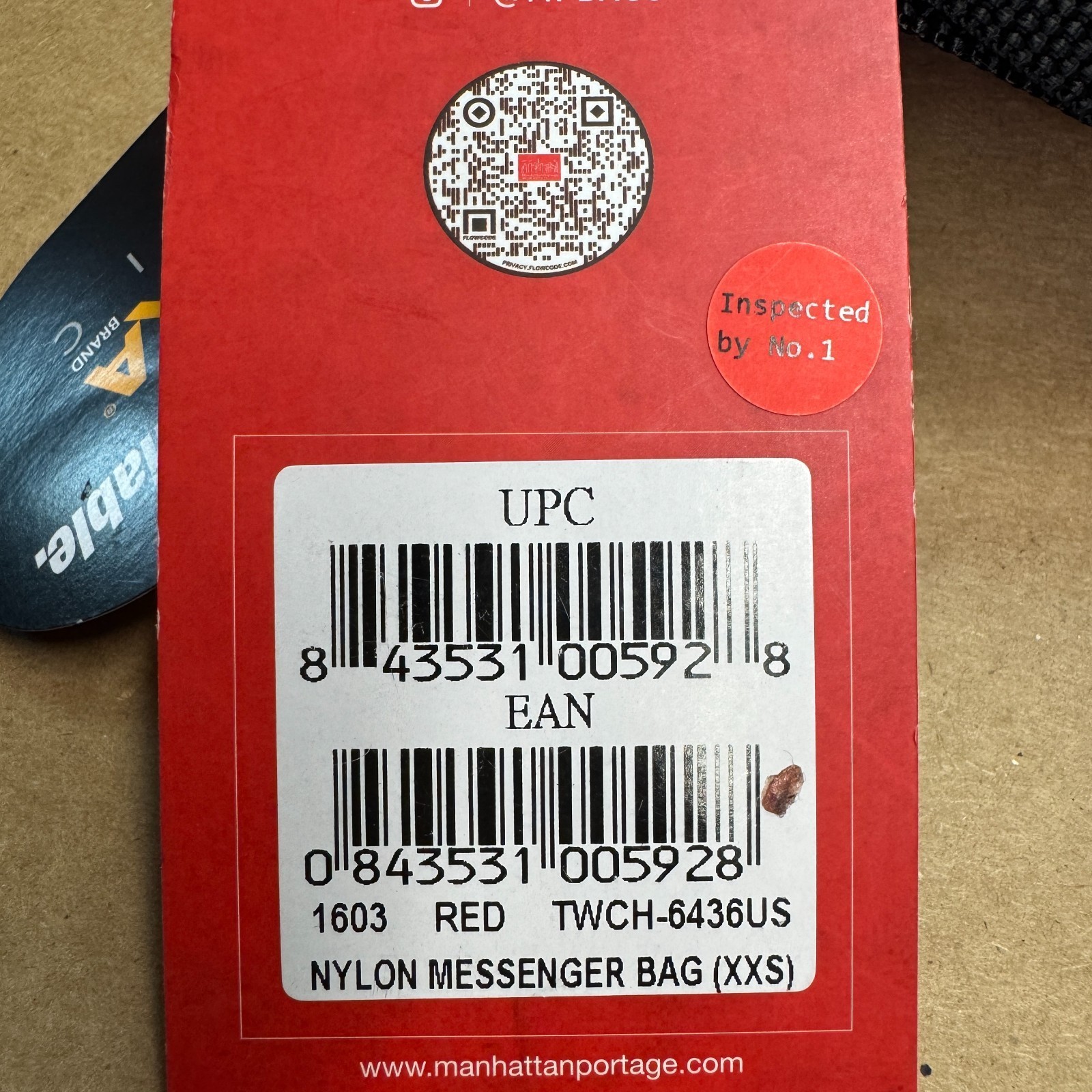 Manhattan Portage Nylon Messenger Bag - Red Item image 12