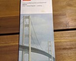 Vintage 1972 Shell Michigan Brochure Map - £9.19 GBP
