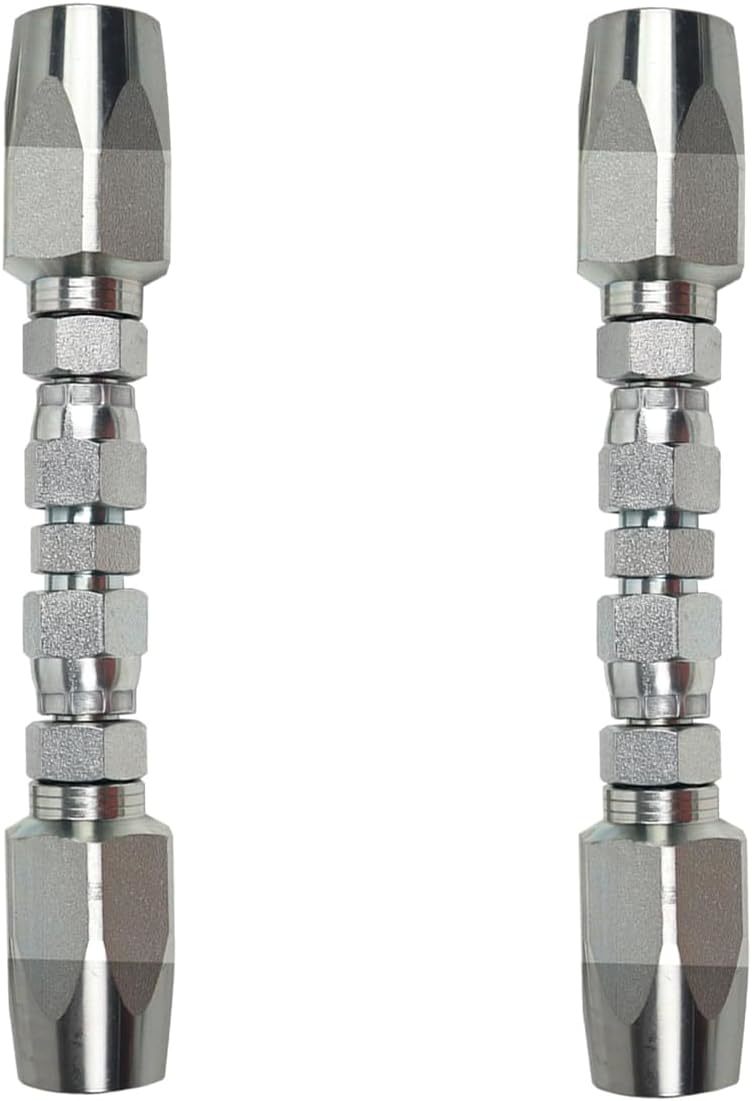 Akm 2-Pack Hydraulic Hose Field Repair Kit,3/8&quot; Inner Diameter Reusable - $44.94