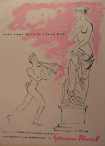 1944 Esquire Original Advertisement WWII Era Germaine Monteil Perfume Cosmetics - £4.31 GBP
