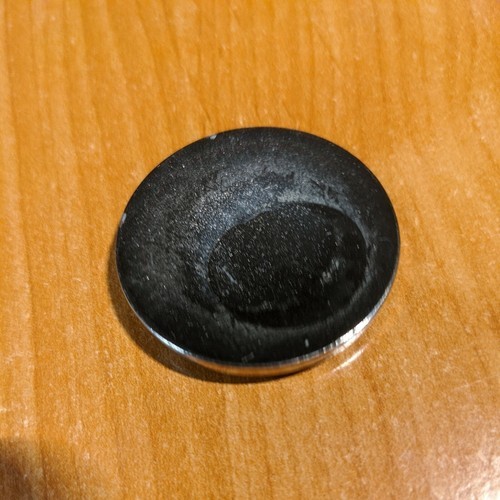 Rare Vintage Shiny Silver Heavy Metal Pog Slammer  - $7.12